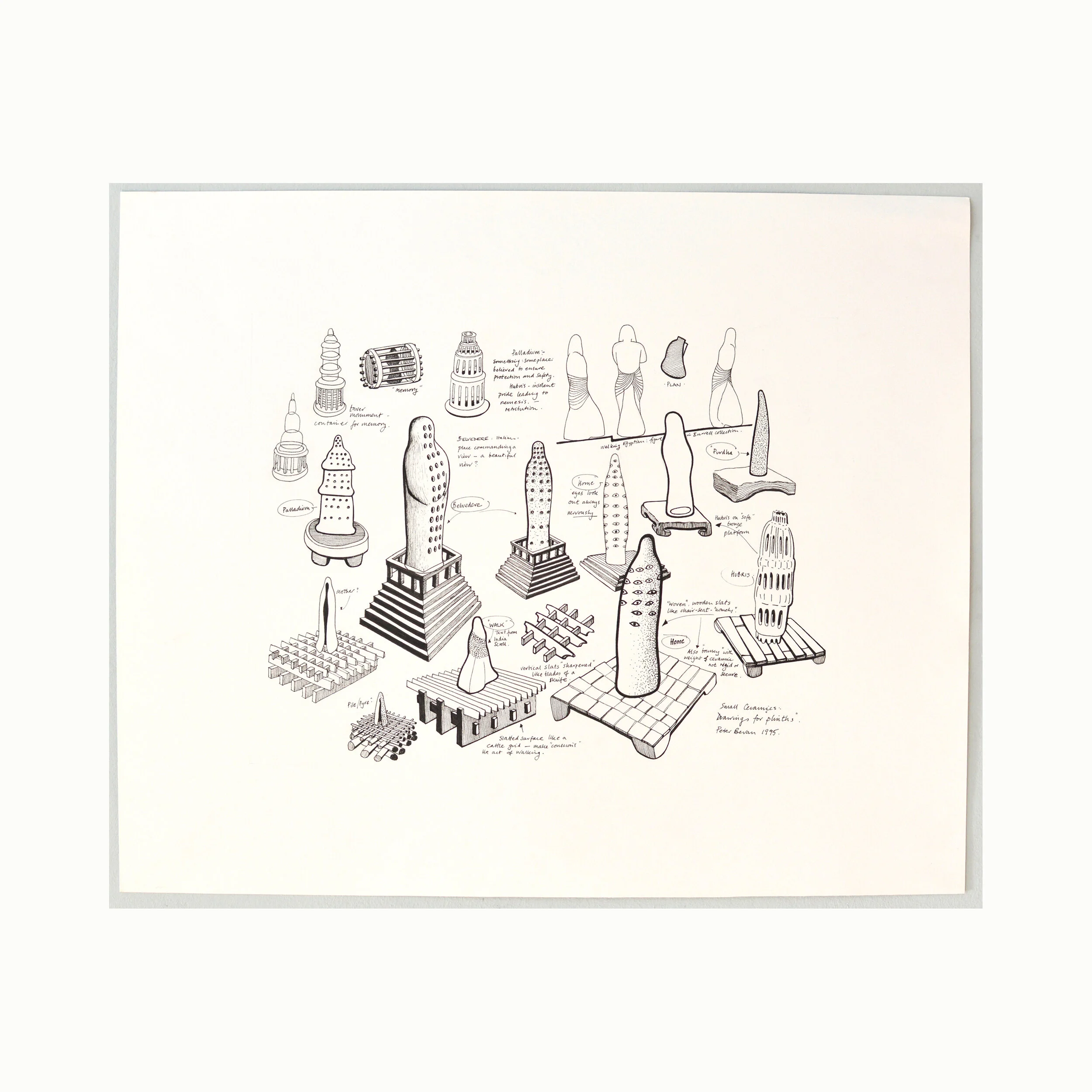 Drawing for Belvedere and Palladium