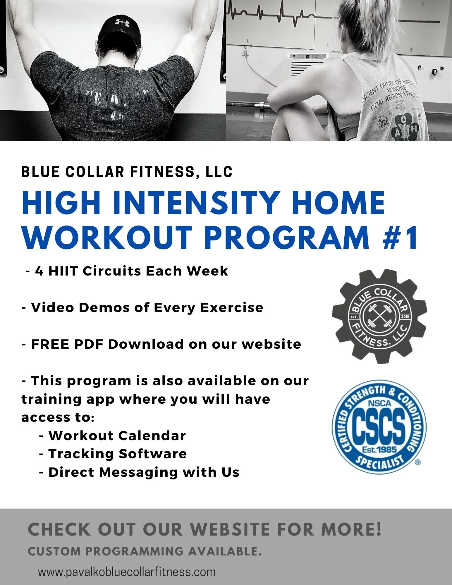 Free Training Programs — Blue Collar Fitness