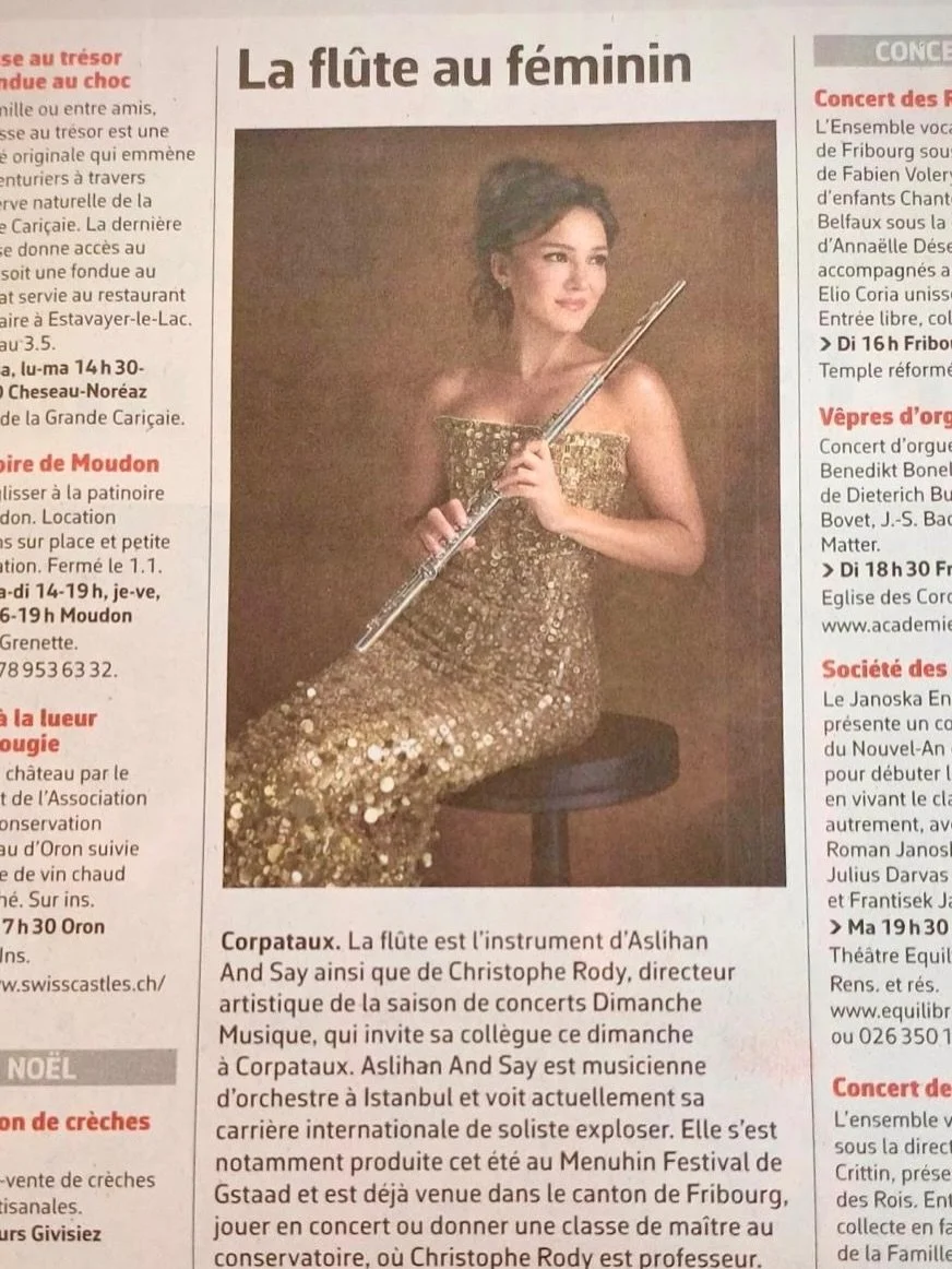 Ocak ayında Fribourg&rsquo;da ger&ccedil;ekleşen Dimanche Musique konser serisi kapsamında, sevgili piyanist Eugenia Rody ile birlikte &ldquo;Women Plays Women&rdquo; başlıklı &ouml;zel bir konser ger&ccedil;ekleştirdik. Programımız, Anna Bon di Vene