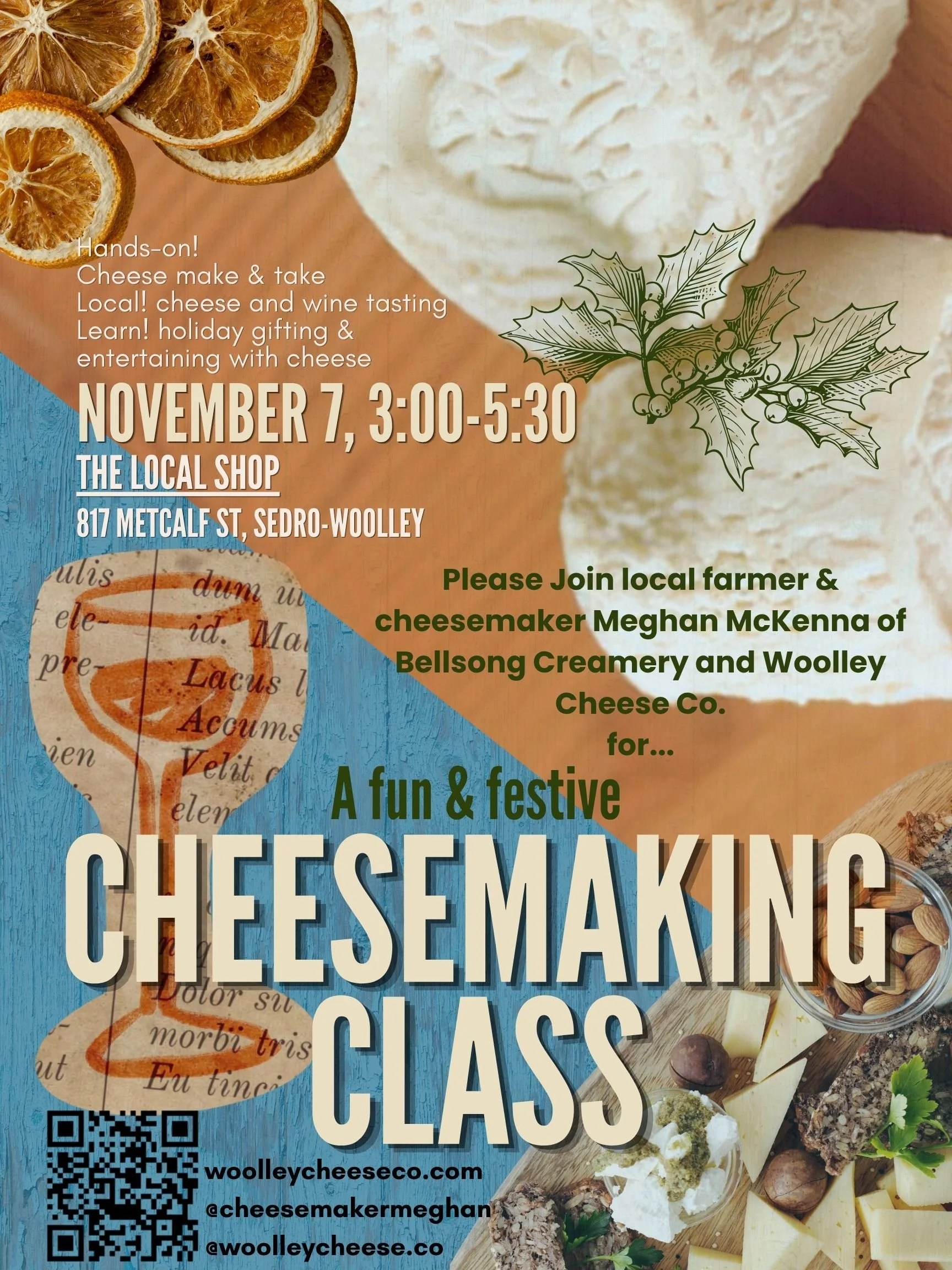 Festive Cheesemaking and Tasting