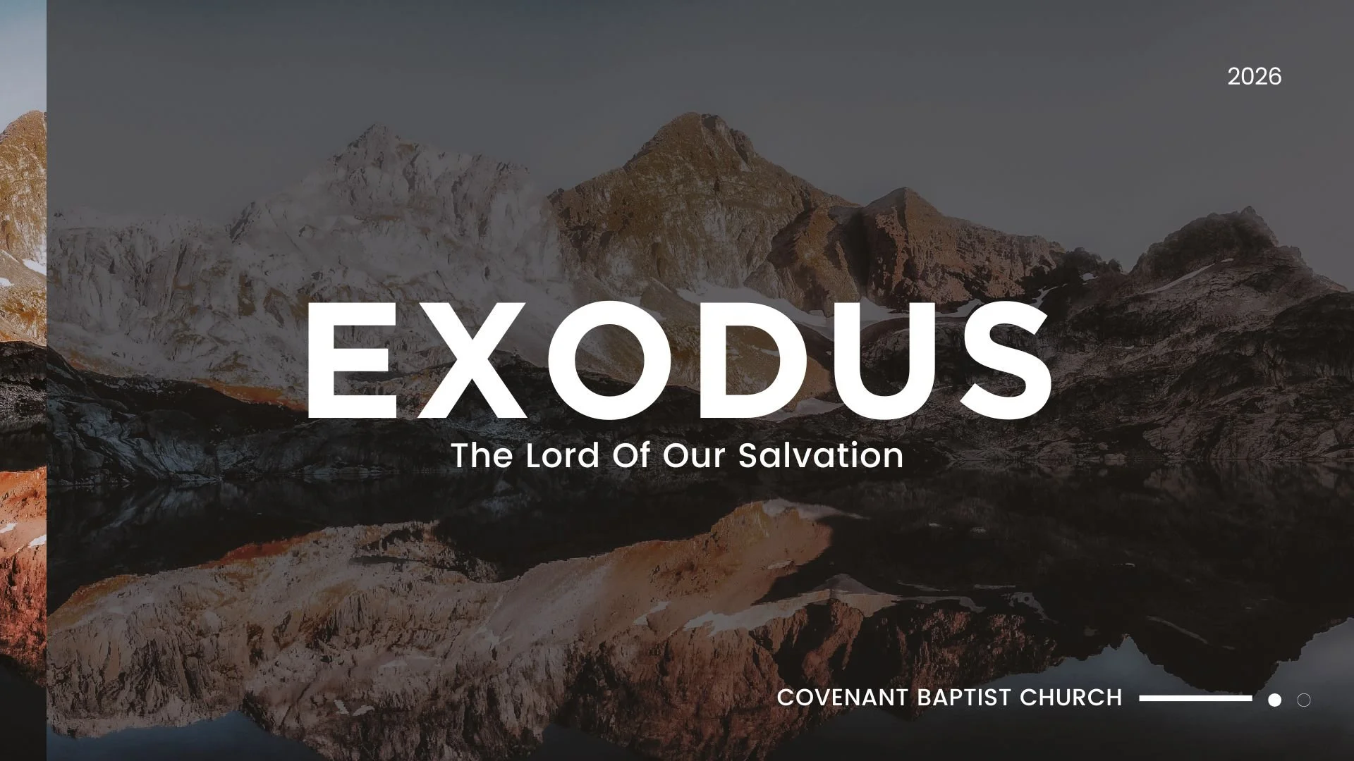 'The Forerunner of Our Salvation' | Exodus 2:1-10 | Covenant Baptist Church