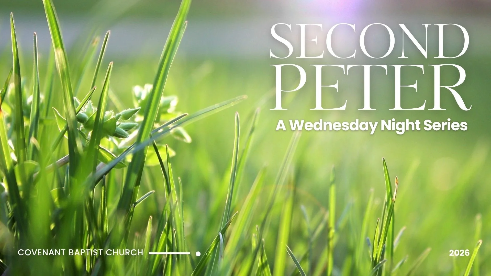 2 Peter | Inductive Bible Study | Part 1 | Covenant Baptist Church