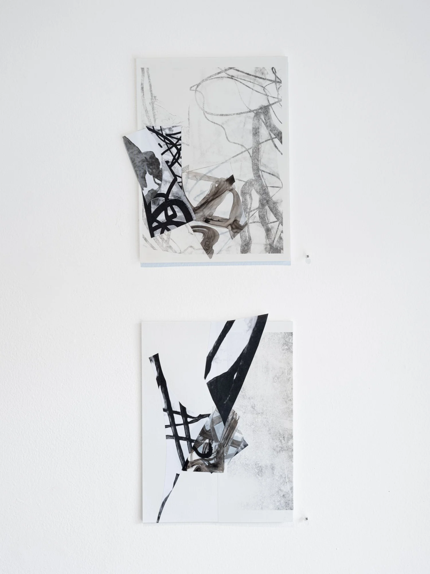 Liminal Series collages.