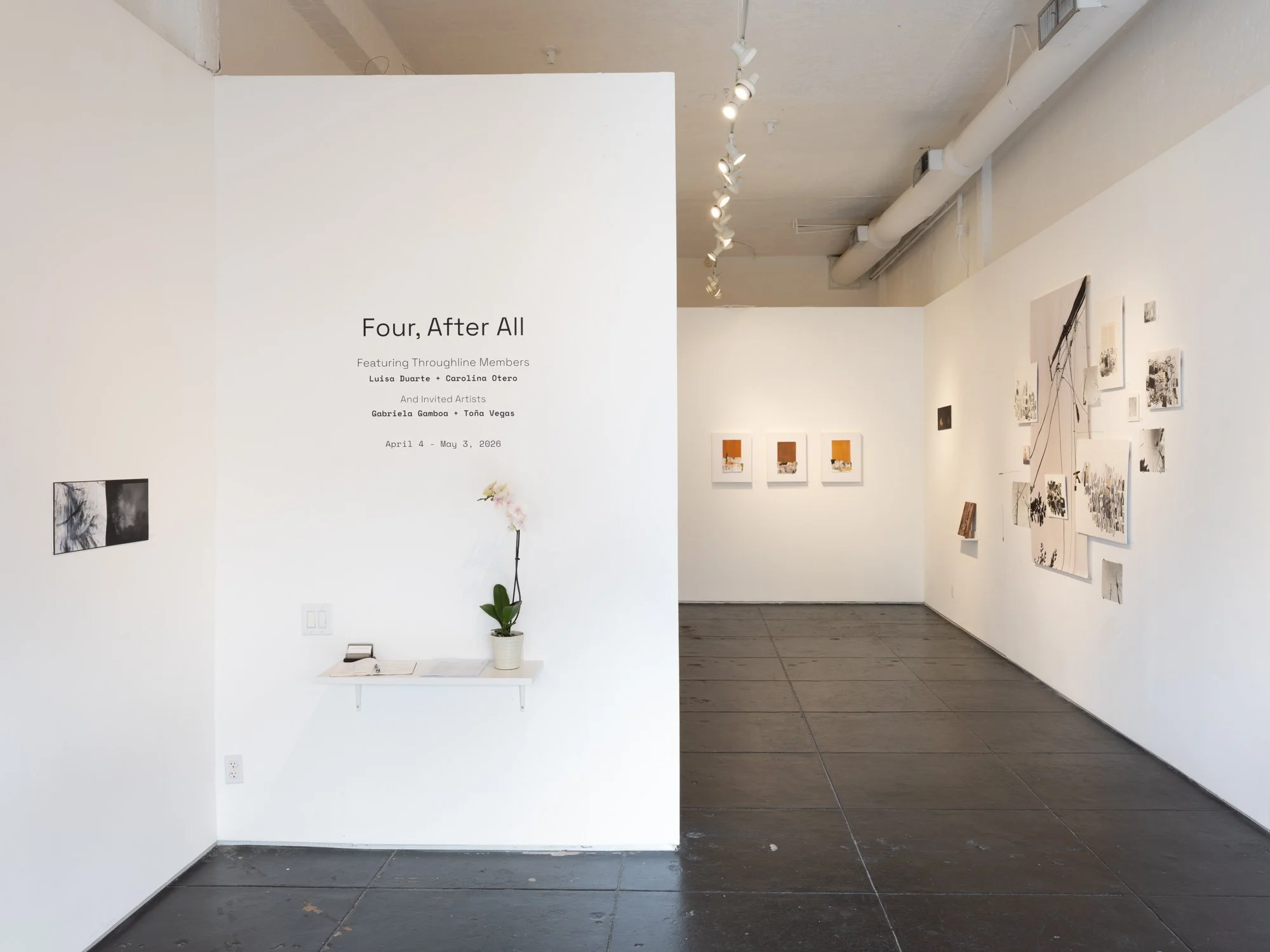 Four, After All. Exhibition view