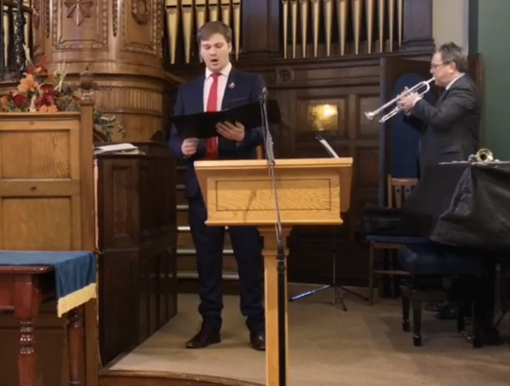 Sunday Service (live) for Remembrance Sunday 8th November 2020 with music by Owen Lucas and Paul Young and a reading by Lloyd Crawford