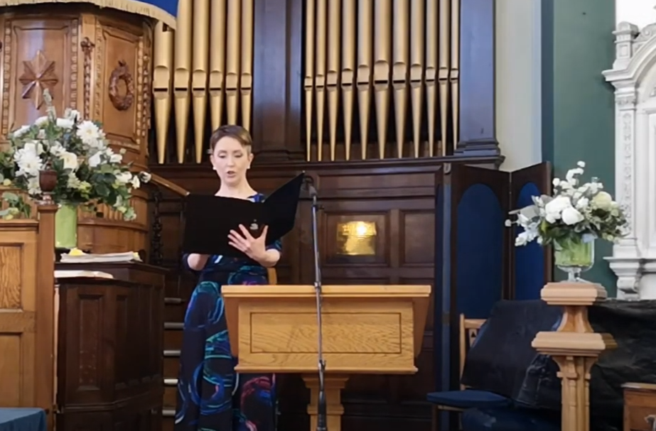 Sunday Service for 31st January 2021 with a reading from Sophie Henning and hymns sung by Sarah Richmond