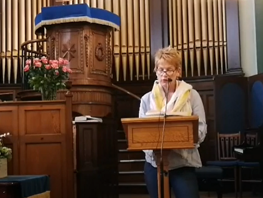 Sunday Service for 6th June 2021 witha reading from Nicola McDowell and hymns led by Adam Reaney