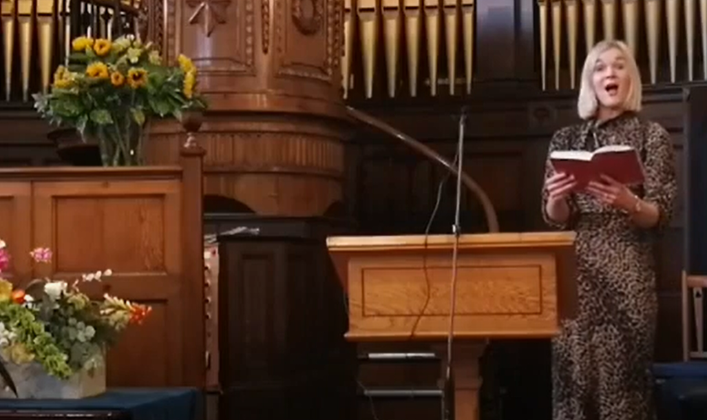 Sunday Service for 4th July with a reading from David Kerr and hymns led by Susan Shepherd