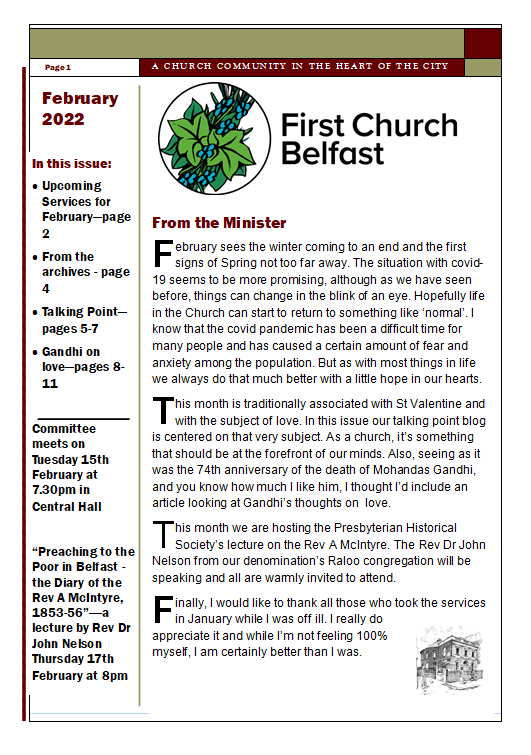 February 2022 Newsletter