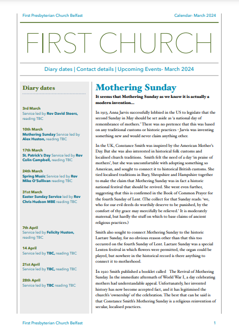 March 2024 Newsletter