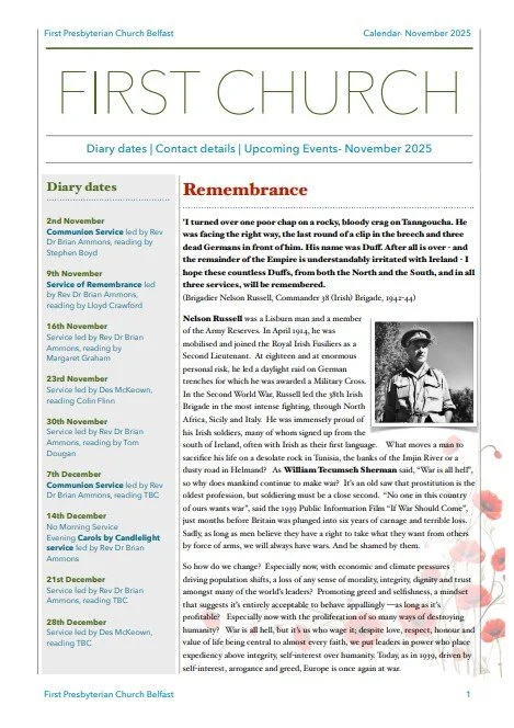 November 2025 Newsletter