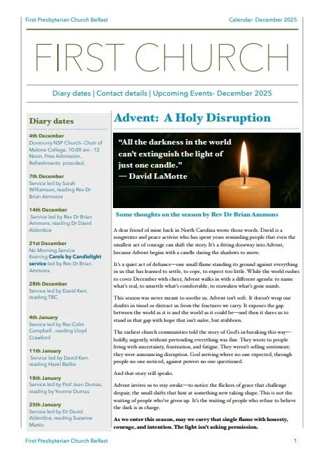 December 2025 Newsletter 