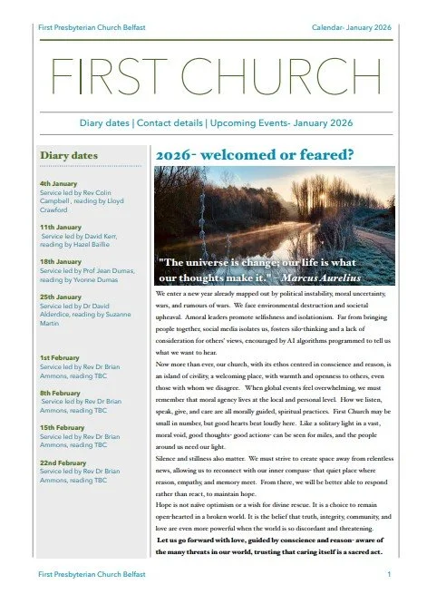 January 2026 Newsletter 