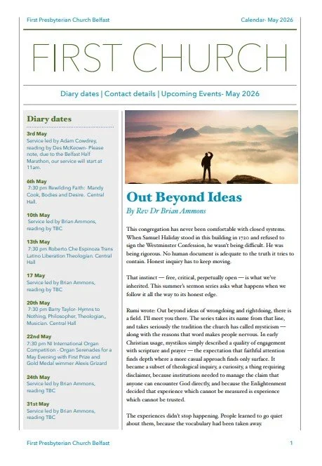 May 2026 Newsletter 
