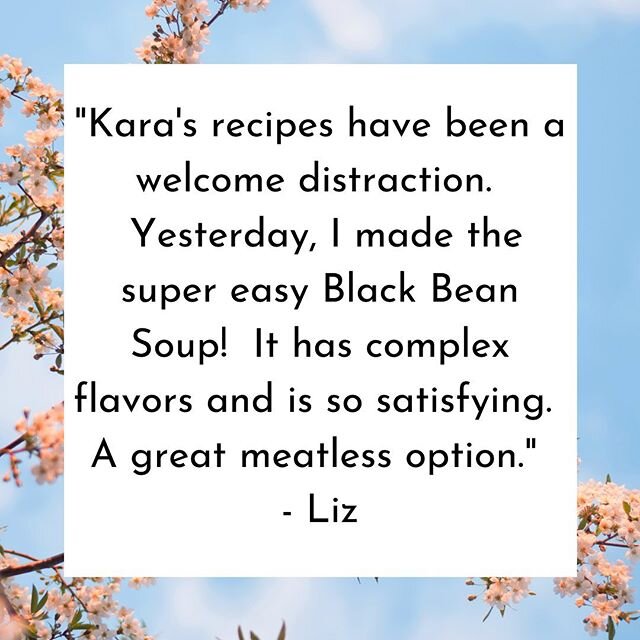 Thanks Liz!  Next Tuesday I'll be sending out Instant Pot recipes.  DM to sign up for my newsletter or subscribe via my website. 
One of my favorite exercises to do with clients is to have them build their go-to recipe index.  You should aim to have 