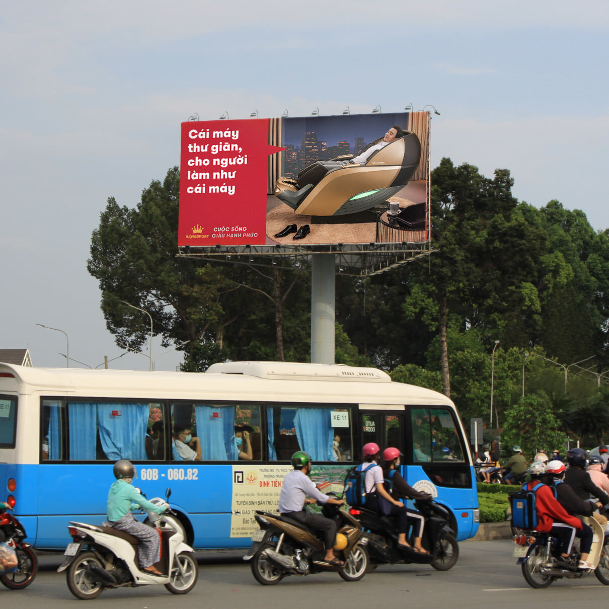The relaxing machine for those who work like a machine