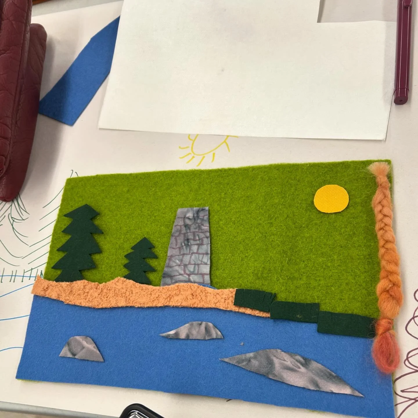 From May 6th through the 13th collective member @michellemargaretwilson was an artist in residence in Fort Chipewyan, Alberta. While there she held two community-engaged workshops, helping participants create an intermedia textile map. Eventually, th