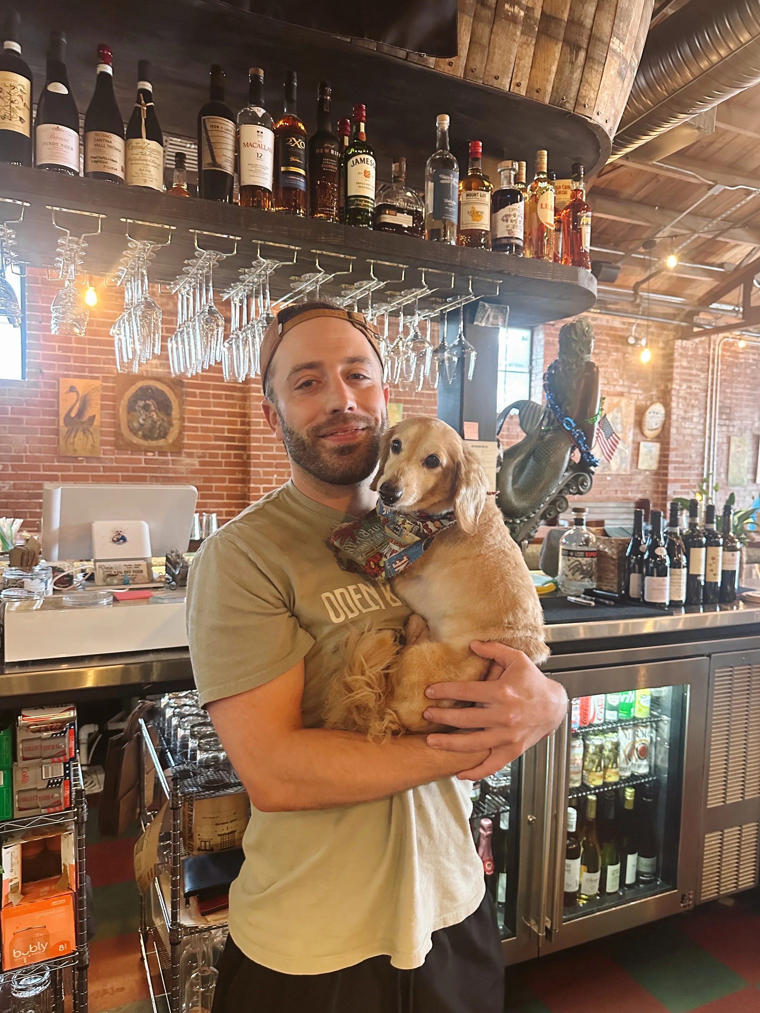 Happy little Friday! 🐶 We&rsquo;re open at 2pm

World Cup Quarter Final France 🇫🇷 v. Morocco 4pm 🇲🇦 

Open Jam with @bandb.live 8-11pm

$10 Damn Good Margs