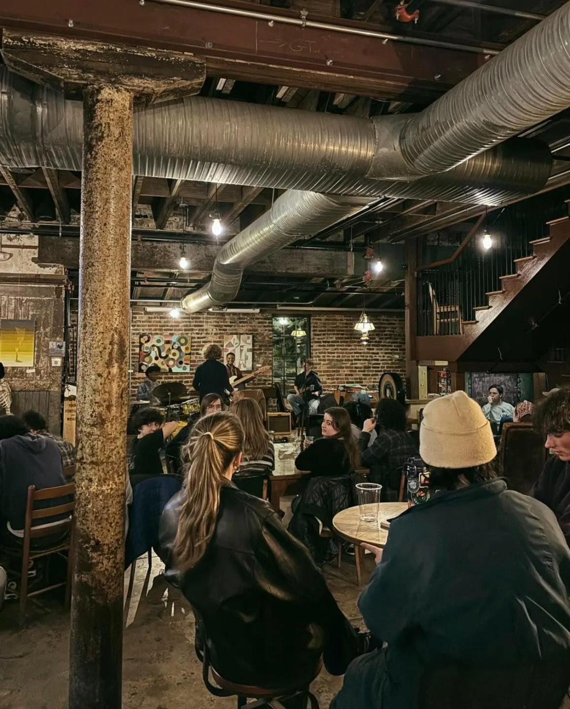 Rain&rsquo;s doing its thing&hellip; we are too. 🍻 Grab a cold beer, a cocktail, and post up in the taproom.

$10 flights all day!
UNCG Jazz Community jams indoors from 7-9
Food Truck: Send It Sammies 2-8 @senditsammies