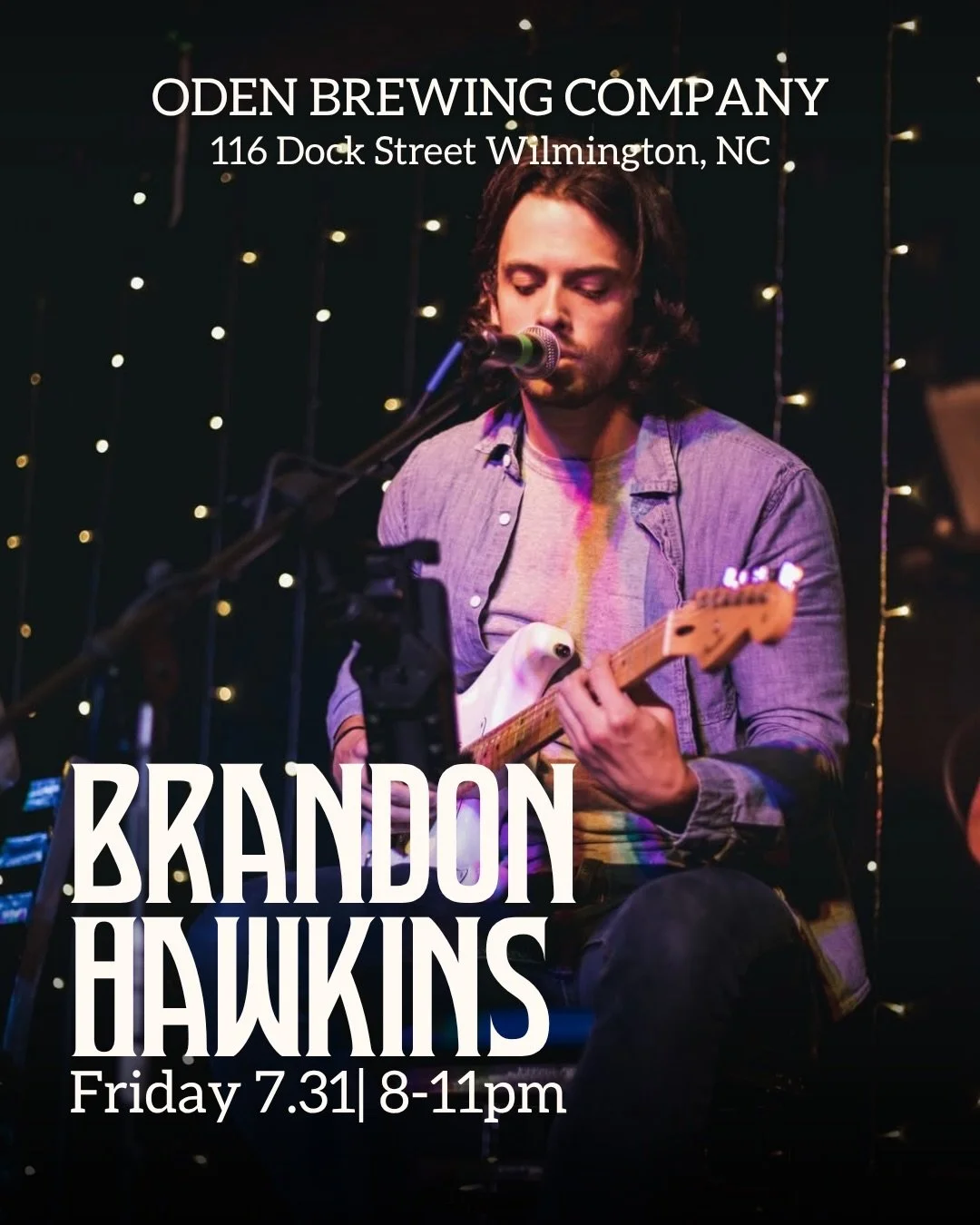 Wrap up July and start August at Oden! This weekend at Oden 

Friday 7.31 
Live Music: @brandonhawkinsmusic 8-11

Saturday 8.1
Live Music: @ethan_hanson 8-11

Sunday 8.2
Yoga on Tap 10am, $10 includes a post flow beverage of choice