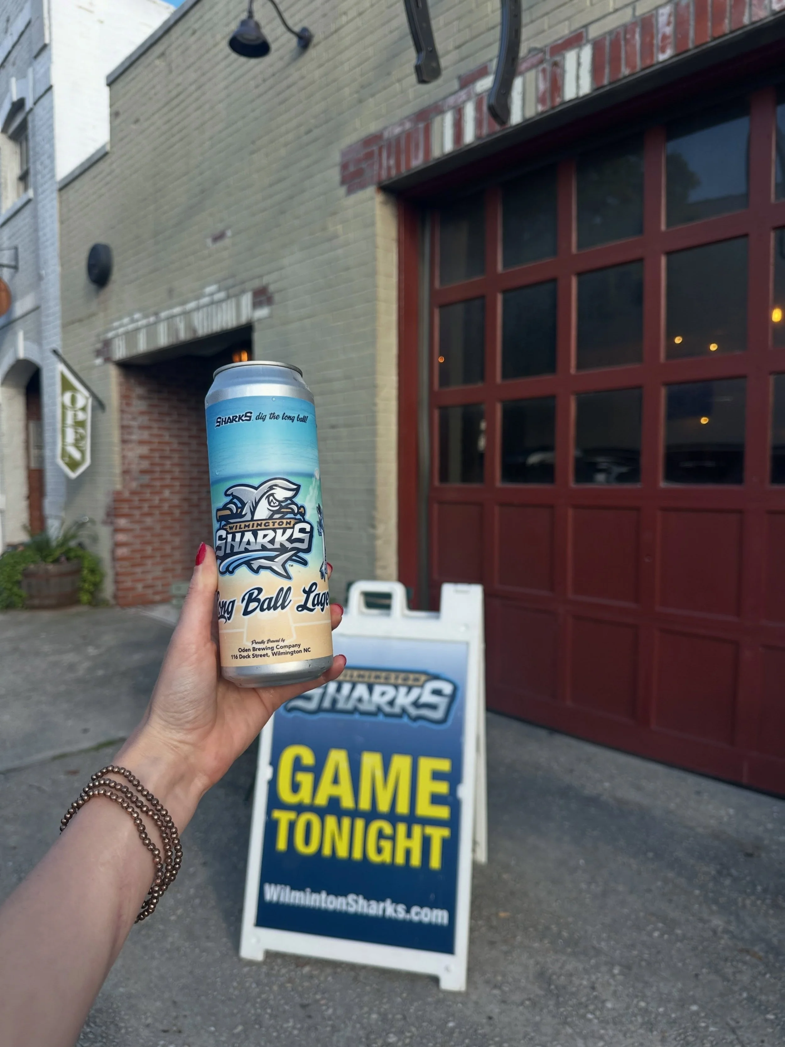 Support the Sharks in the from afar with a Long Ball Lager, $5 stovepipes all weekend long! 🦈

Live Music from @newriverbandilm 8-11pm

Cheers!