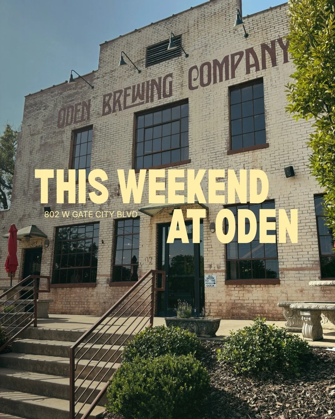 Check out what&rsquo;s happening at Oden this weekend! 🍻✨
Food trucks, live music, cold beer, and good vibes. See y&rsquo;all soon!

Friday 8/21
LIVE MUSIC: Jason Bunch 6-9 @jmbunch 
Food Truck: The Chickpea Truck 5-9 @the_chickpea_truck 

Saturday 