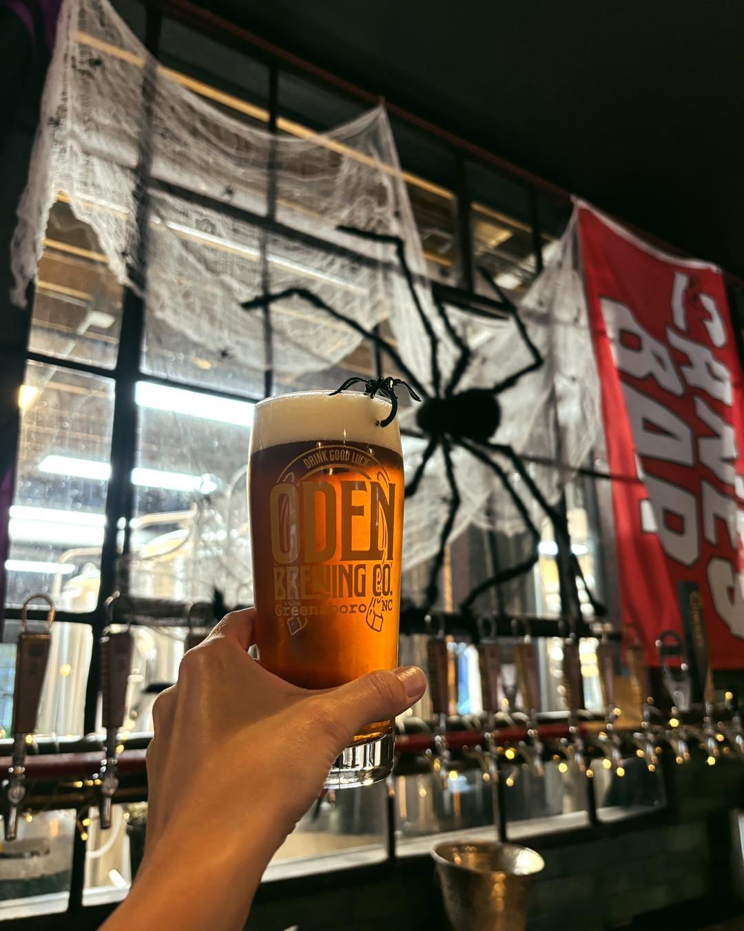 It&rsquo;s getting spoooooky in here 👻

Come grab a beer and Rockin Moroccan! We&rsquo;re open until 11 ✨

Food Truck: Rockin Moroccan 5-9 @rockinmoroccan_gso
