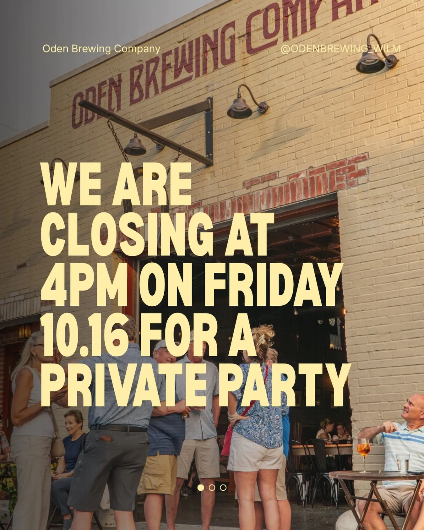 We are closing early for a private event tonight at 4pm! Sorry for any inconvenience, we look forward to seeing you tomorrow!