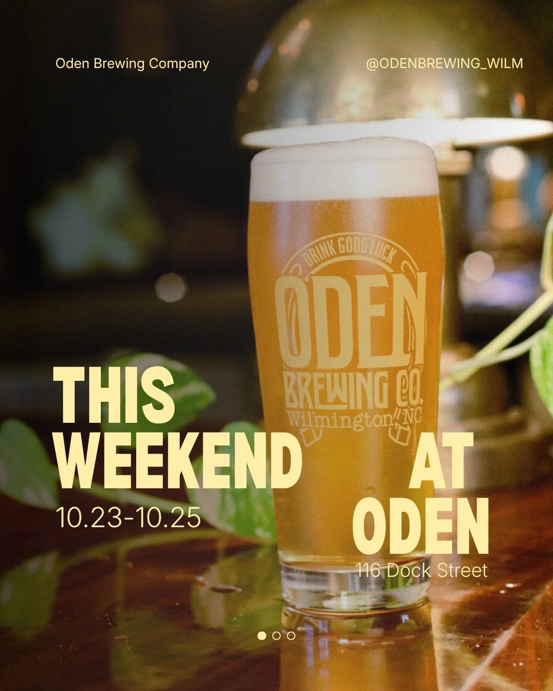 This weekend at Oden 10.23-10.25

Friday 10.23
We&rsquo;re opening at 12pm
Then at 6, swing by during the art walk and meet artist @hsamwade 
Live Music: M.W. Hale, Jeff Bridgers &amp; iLLa wiLLa 8-11

Saturday 10.23
We&rsquo;re open at 11am for the 