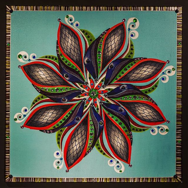 #mandala #sacredart #connection #love #journey #meditation #feminineenergy #goddess #artistsoninstagram 'gallop'