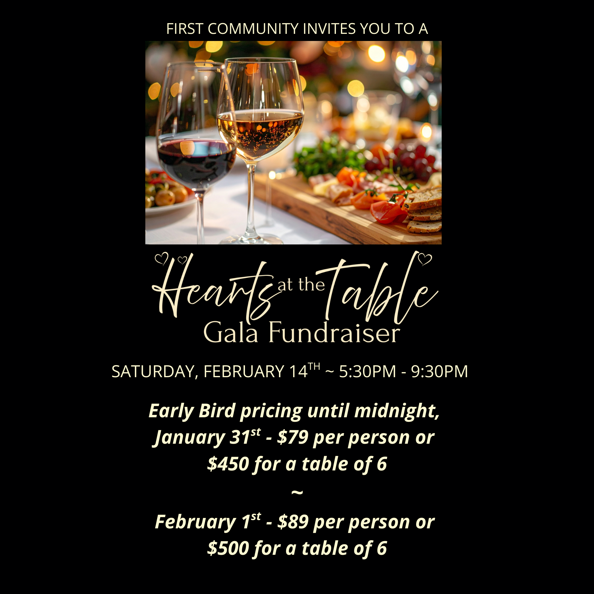 Hearts At The Table Gala Fundraiser! COMING SOON!