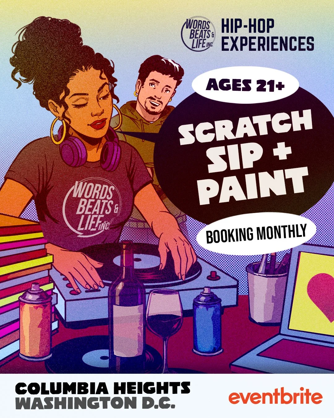 Scratch, Sip, Paint