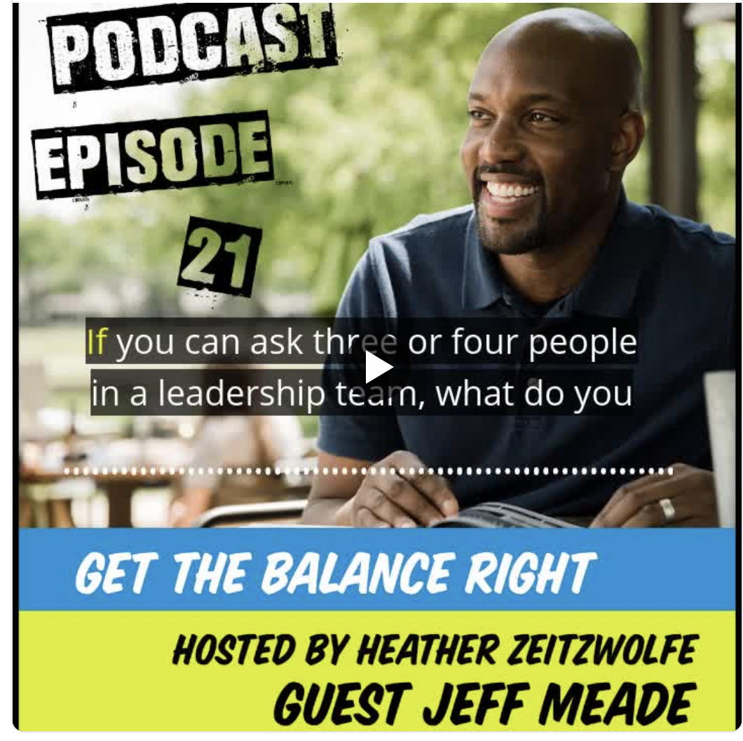 Guest Podcast: Get The Balance Right