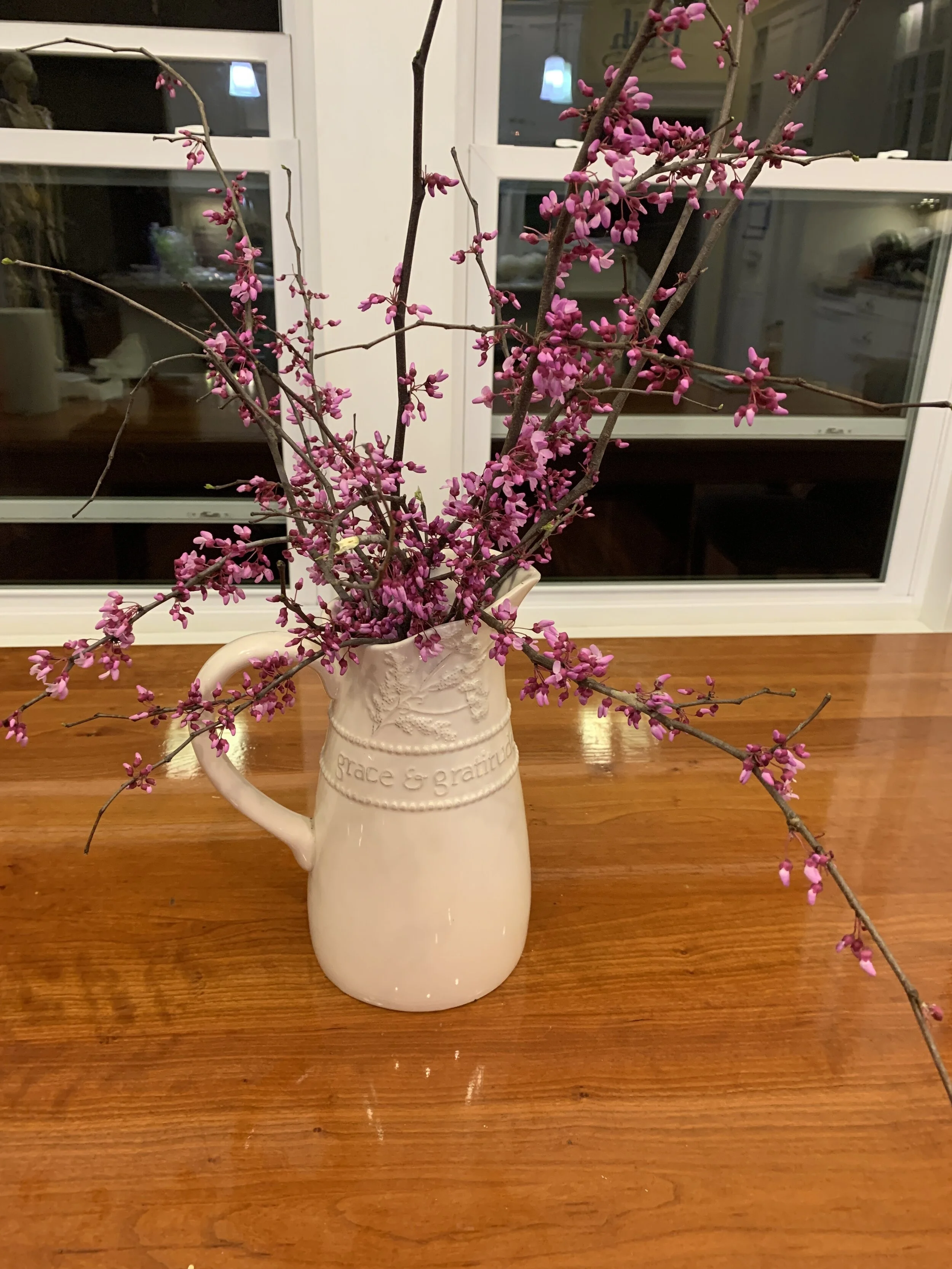 The Simple Gifts of a Normal Spring Day and a Redbud Bouquet