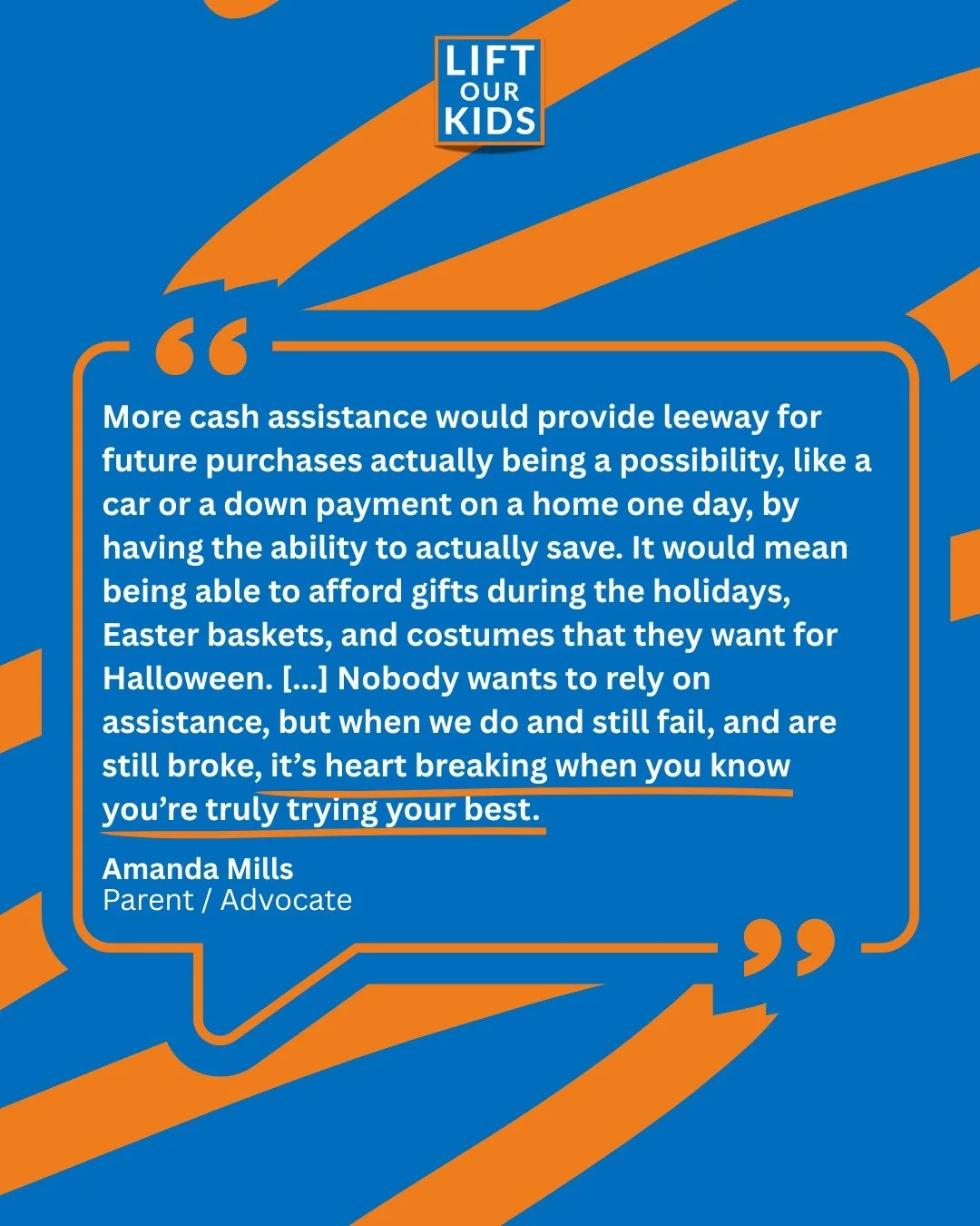 The #LiftOurKidsMA Coalition is grateful to Amanda Mills, a recipient of cash assistance, who testified in support of An Act to Lift Our Kids out of Deep Poverty. Thank you Amanda for sharing your story and being a powerful reminder that the legislat