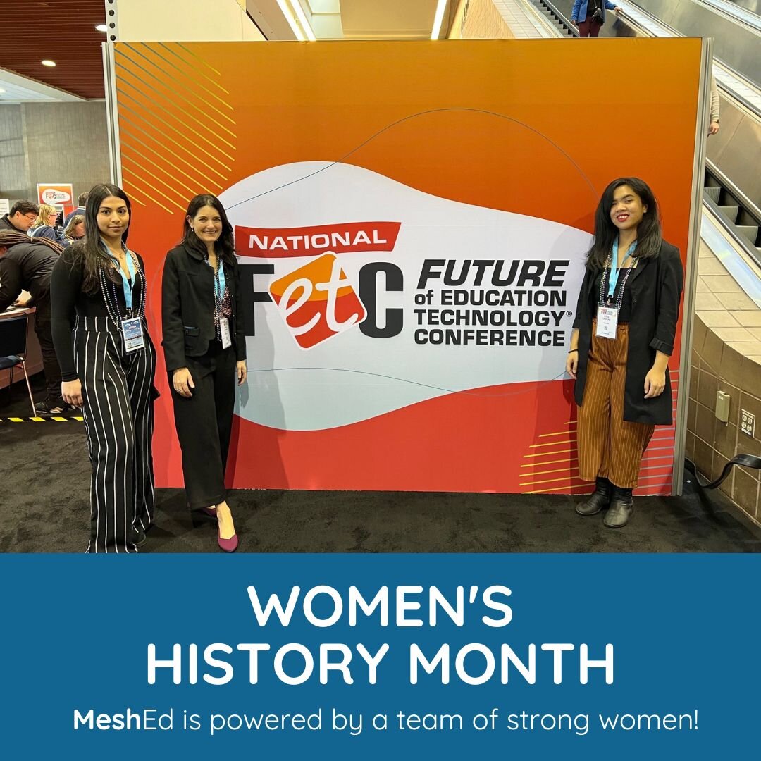 March is Women&rsquo;s History Month! This whole month we will be spotlighting impactful women in education. 

#womenined #WomenInSTEM #femaleleaders #femaleeducators #WomensHistoryMonth #meshed