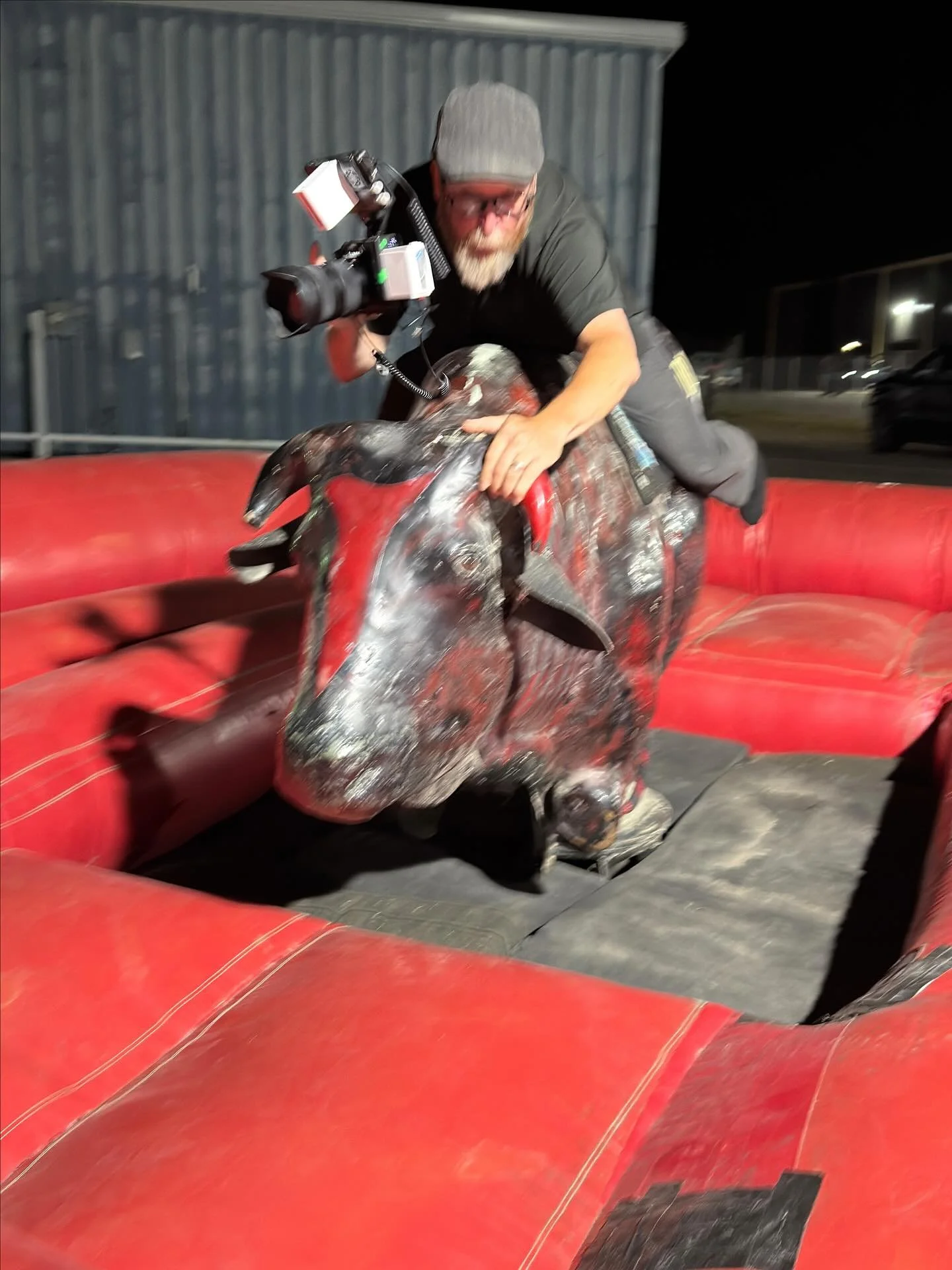 If you have a mechanical bull at your wedding, I will ride the mechanical bull at your wedding. Poorly.