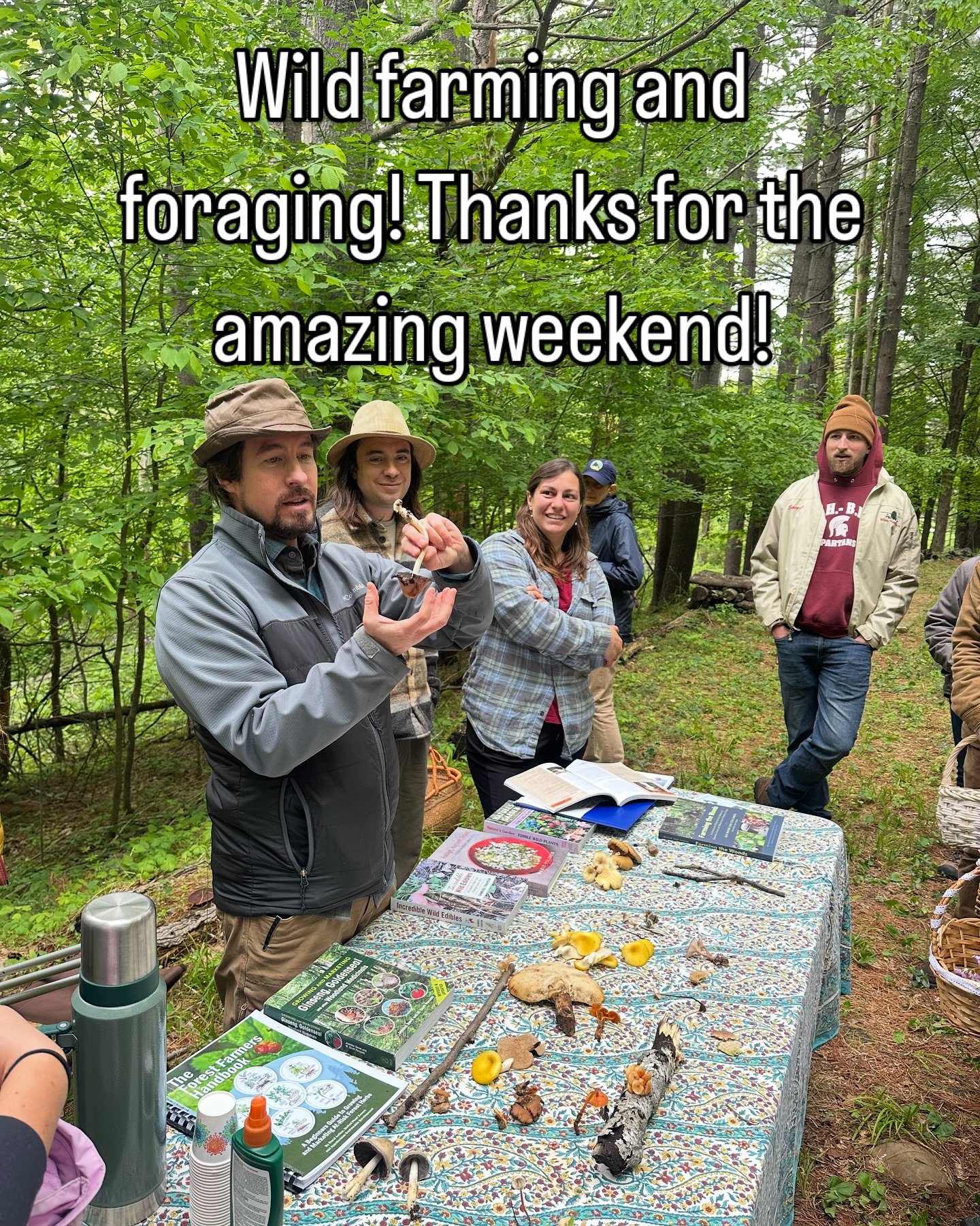 So much thanks to the folks at @wild_hudson_valley and @catskillfungi for the amazing weekend learning about wild farming and foraging practices. Such knowledgeable and fun people and I&rsquo;m so excited to learn more in their upcoming events! 

#wi