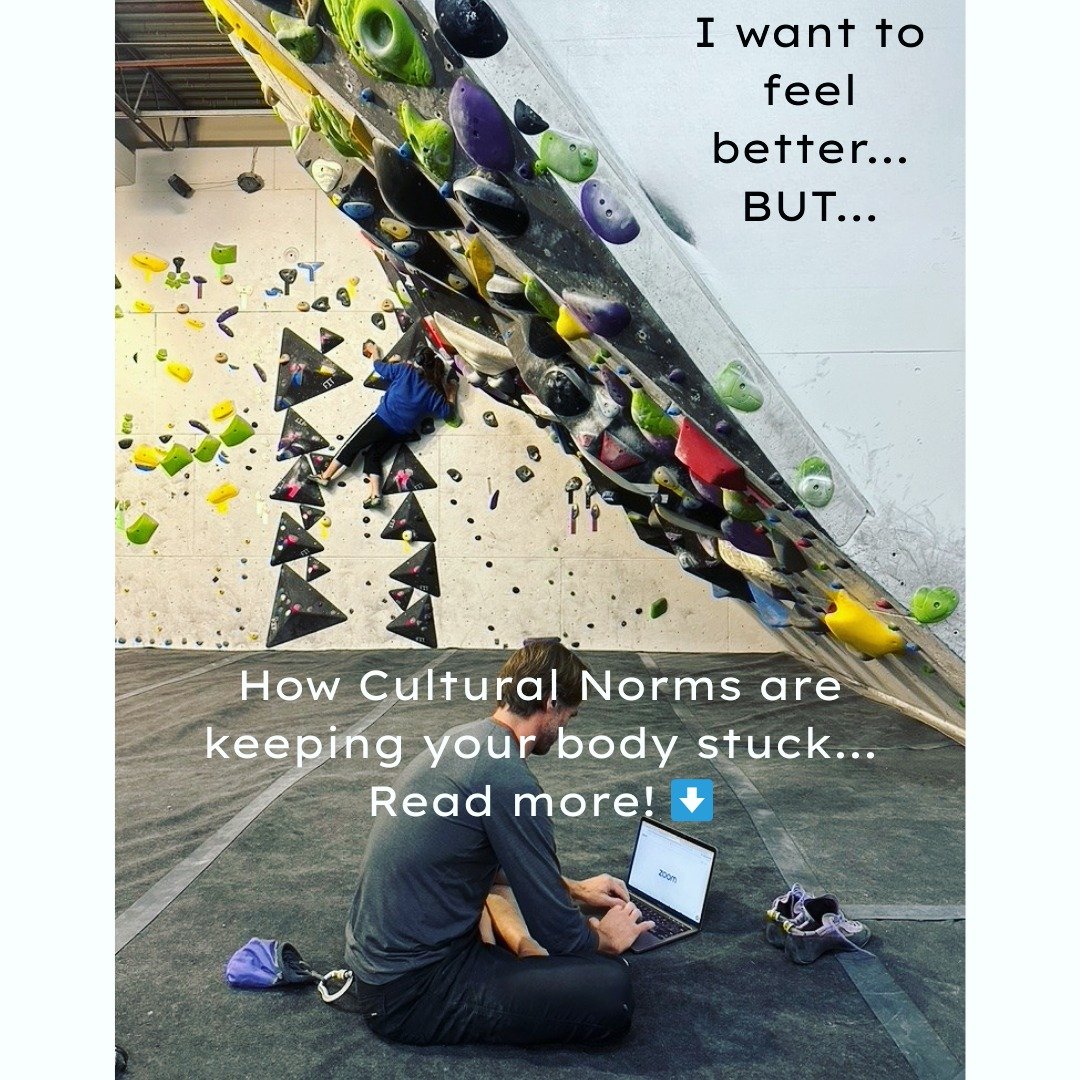 Comment "DESK" for the link! 👇

What's the biggest obstacle to deskproofing your body?

It's not physical.
It's in the assumption that what's normal is inevitable.
It's in the need to belong &mdash; so we conform to what everyone else does