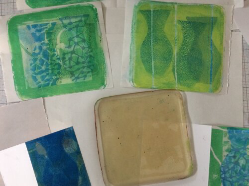 Gel Print Workshop at AWA Gallery