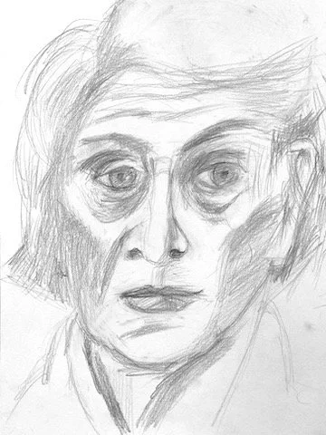 Pencil self portrait 1 