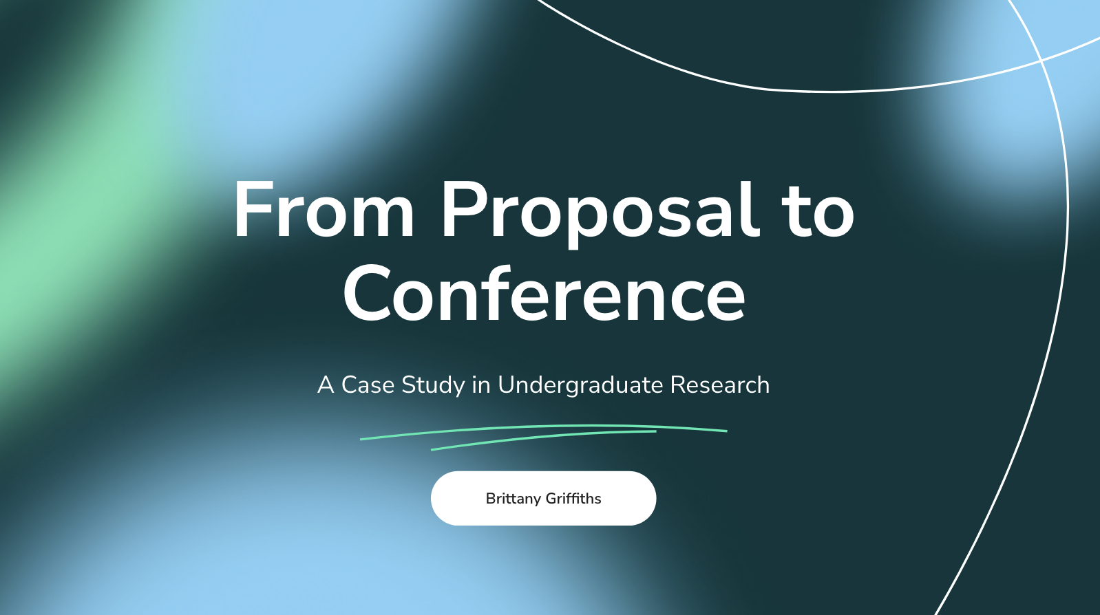 From Proposal to Conference