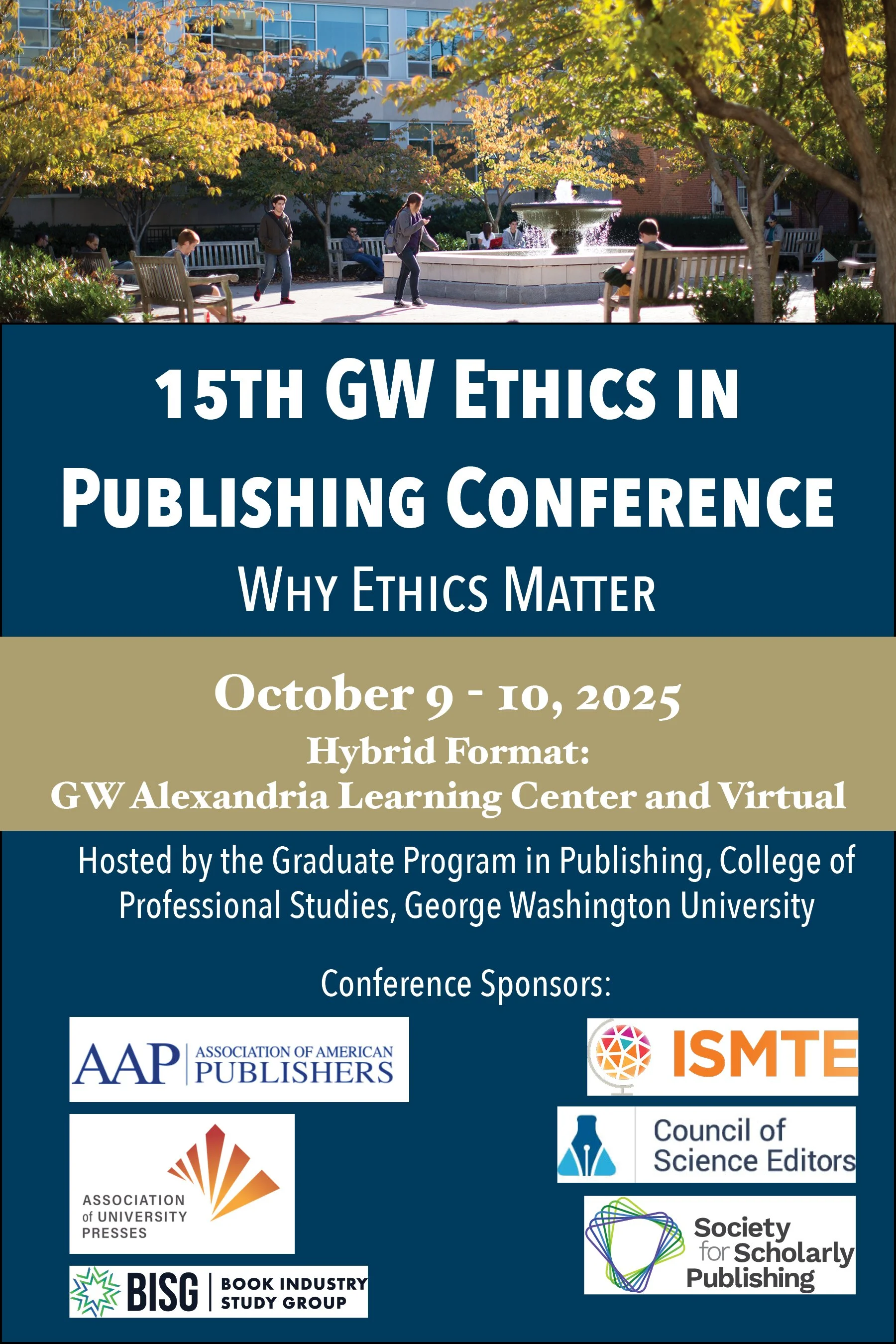 Presenting at the 15th Annual GWU Ethics in Publishing Conference