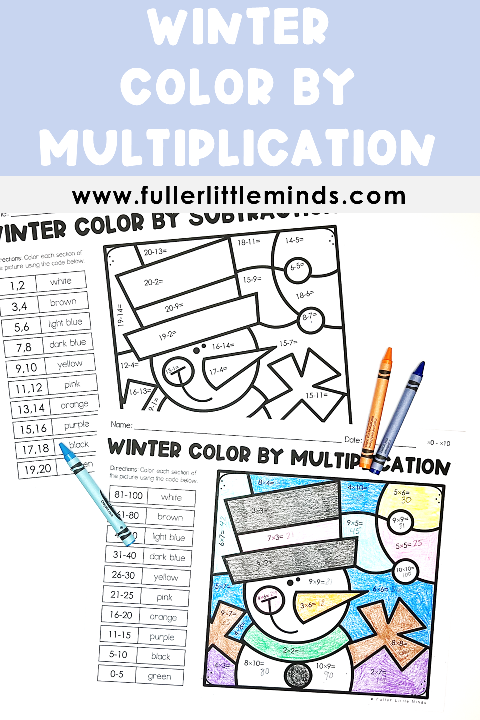 Resource Overview: Winter Color by Multiplication