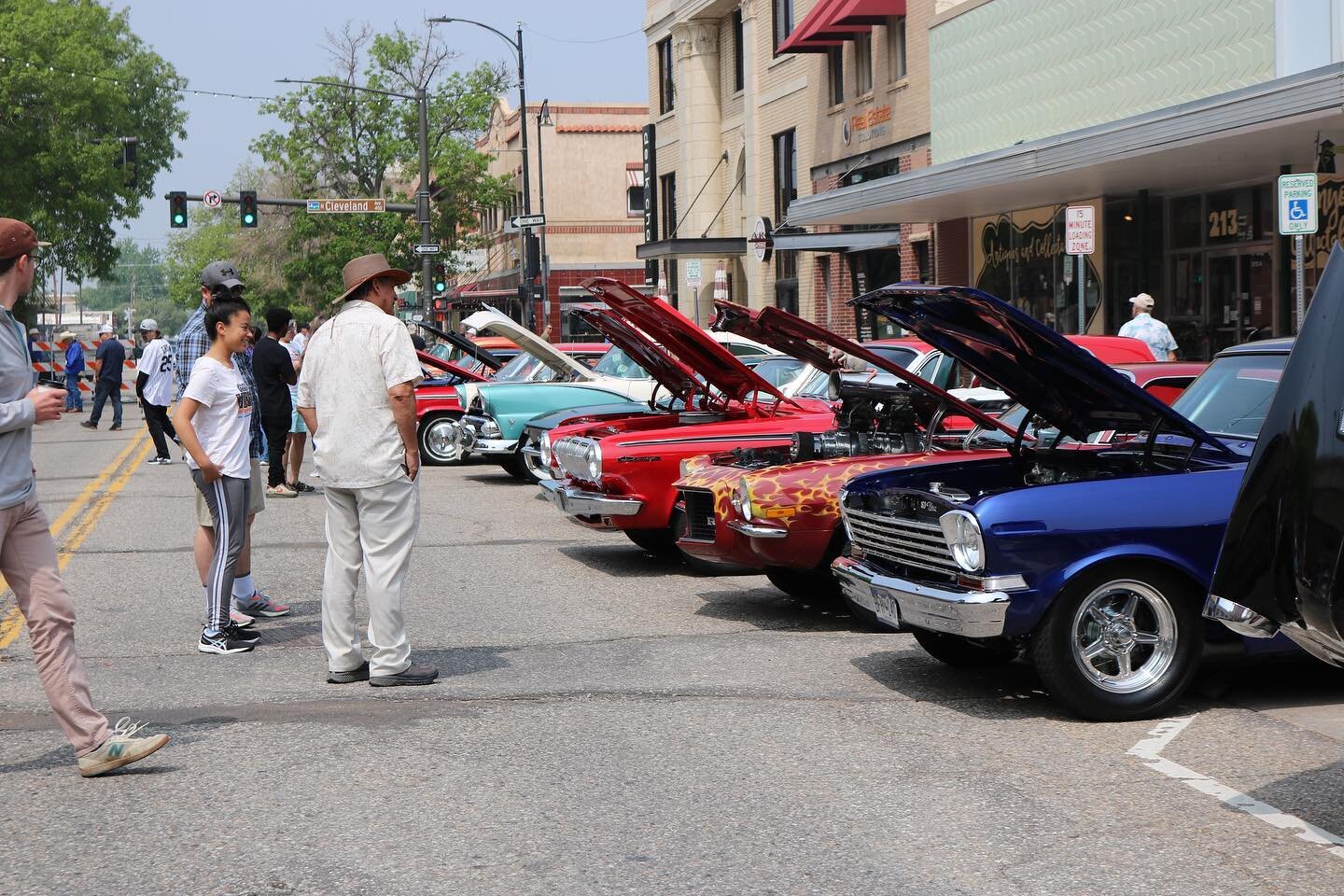 The Blues &amp; Cruise Car Show and Blues Music Festival is underway! We have vintage cars, live music, local craft beer and lots of food trucks! This event is free and open to the public until 7 PM on 3rd, 4th &amp; 5th Street! 🚗🍻🍕🎶