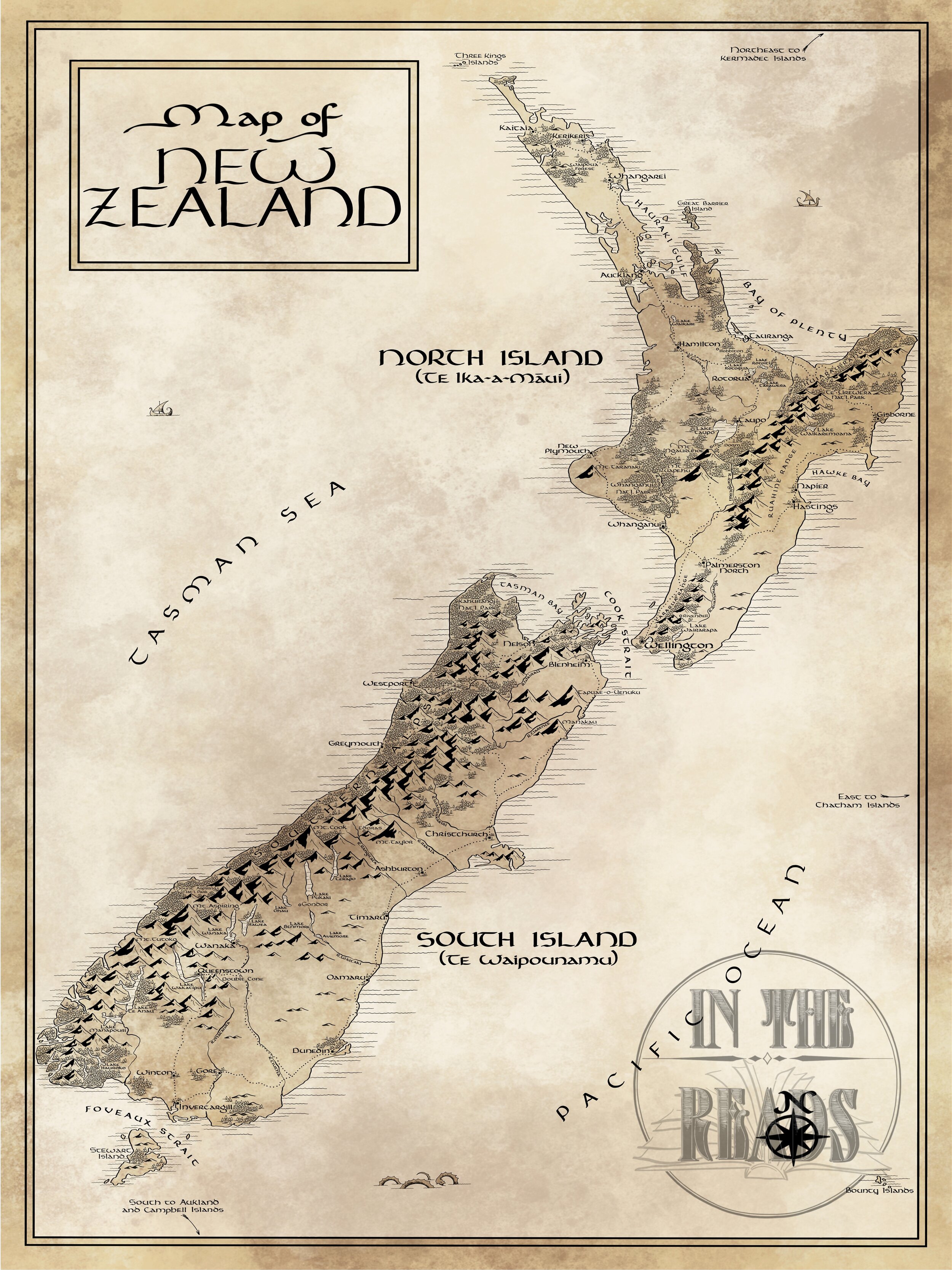 New Zealand Map