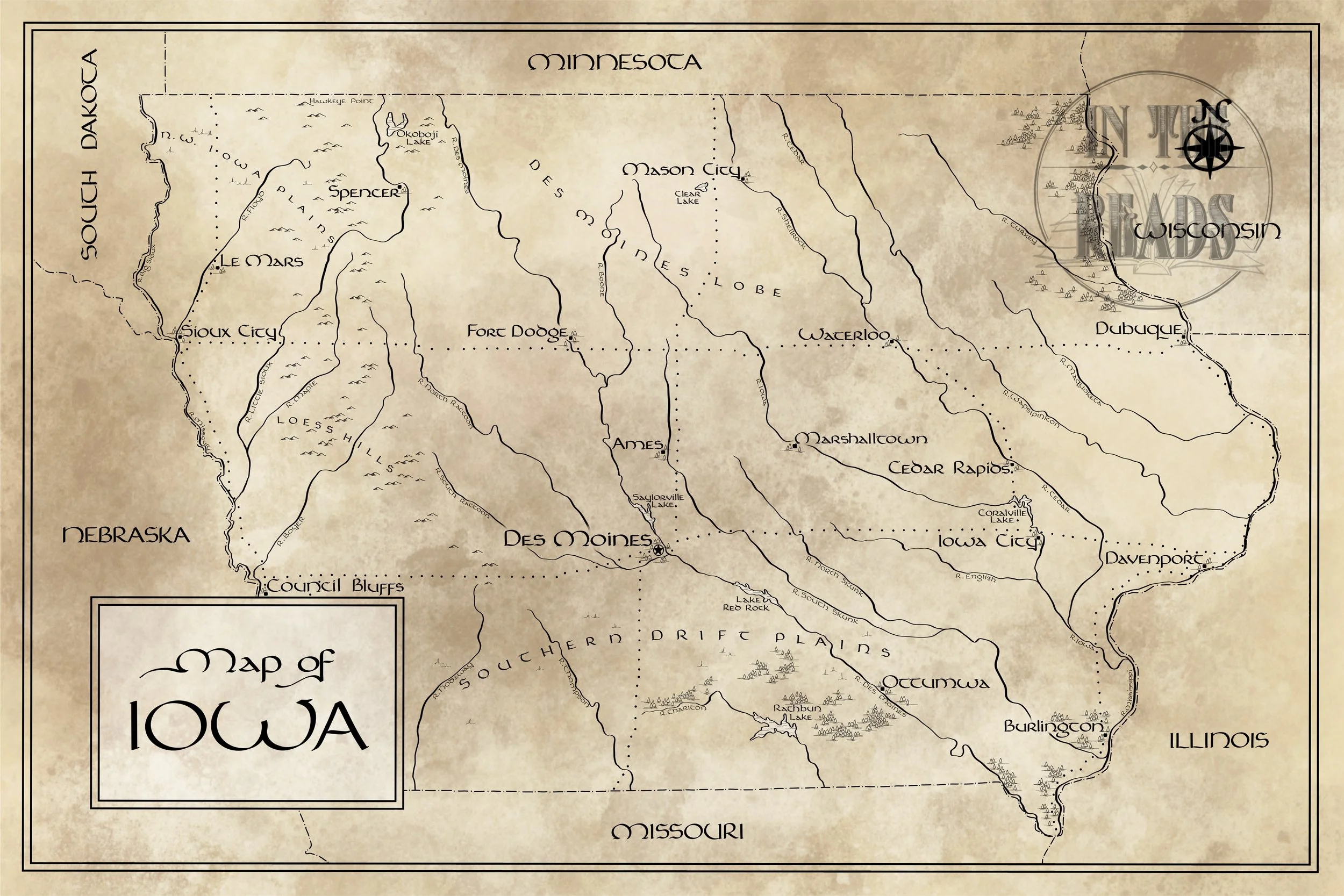 Iowa Map