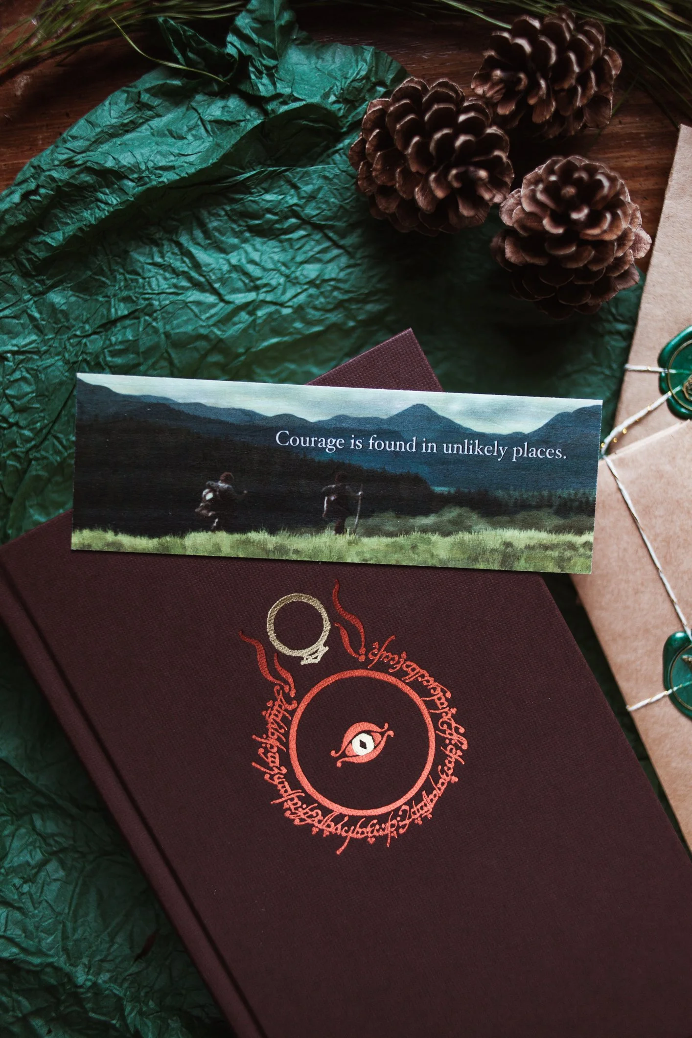 Courage - Wood Bookmark