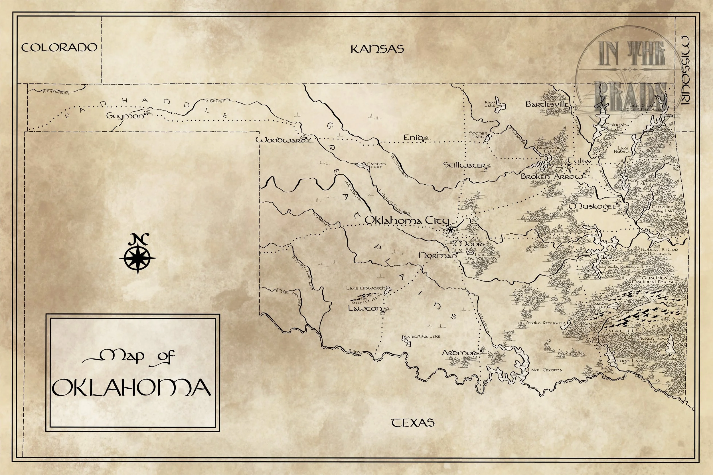 Oklahoma Map