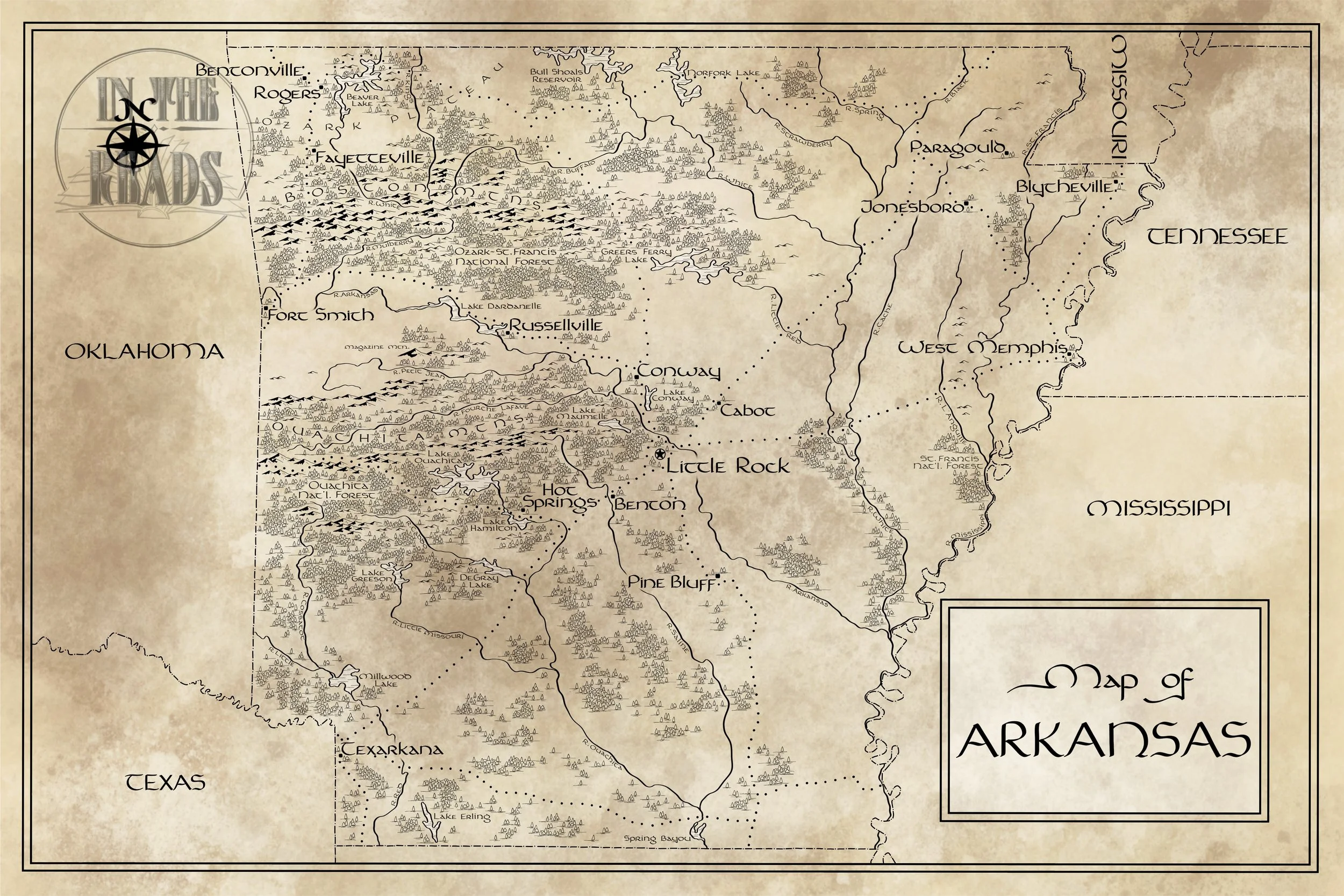 Arkansas Map